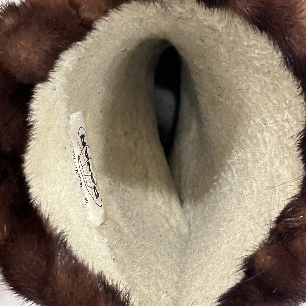 PAJAR WOMEN'S Brown SUEDE/ FUR WINTER BOOTS SIZE US 7.5 (38), EUC Italy - Picture 12 of 12